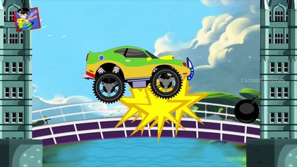 Monster Trucks | Monster Truck Cartoon | 33 Min Collection | Garbage Truck wash | Cartoon Rhymes
