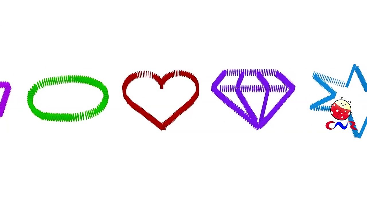 Dominoes Learn Shapes For Children And Kids | Learning Shapes For Kindergarten And Toddlers