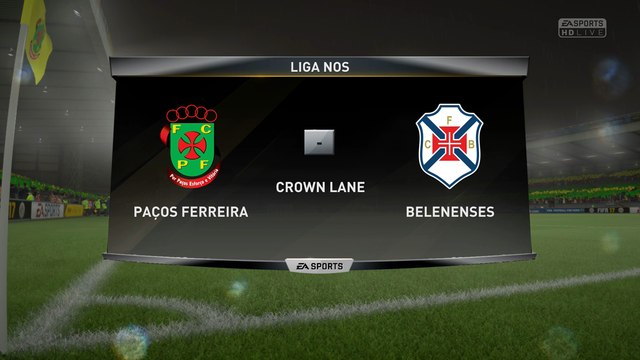 PAÇOS FERREIRA VS BELENENSES LIGA NOS 16/12/16