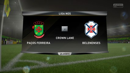 PAÇOS FERREIRA VS BELENENSES LIGA NOS 16/12/16