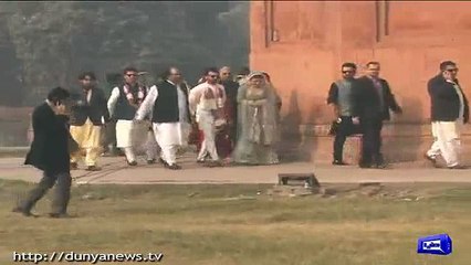 Nikkah ceremony of Urwa and Farhan in Badshahi mosque