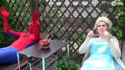 Superheroes in real life - Doctor Zombie w/ Spiderman vs Joker & Frozen Elsa. Superheroes Videos