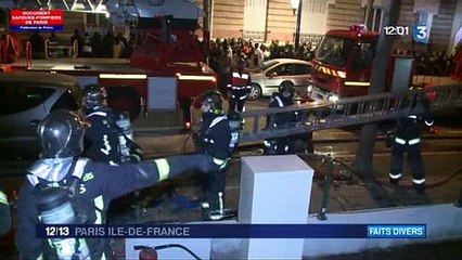 Download Video: L'incendie sans doute criminel d'un foyer de migrants à Boulogne-Billancourt fait un mort et 16 blessés