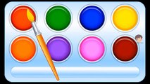 Colors for Children to Learn with Color Palette - Color crayons - Kids Learning Videos