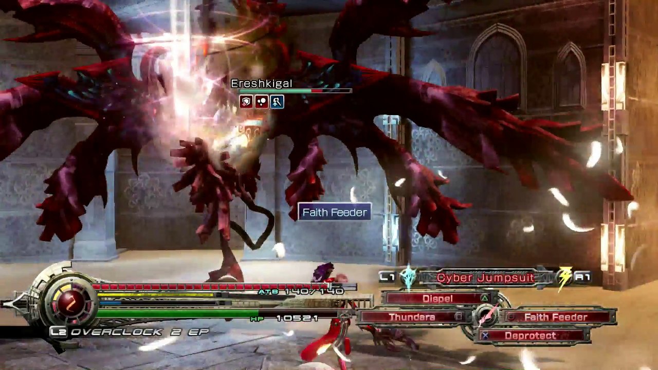 FINAL FANTASY LIGHTNING RETURNS HD HARD MODE (127) ERESHKIGAL!!!