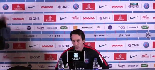 Conf Unai Emery avant EAGPSG