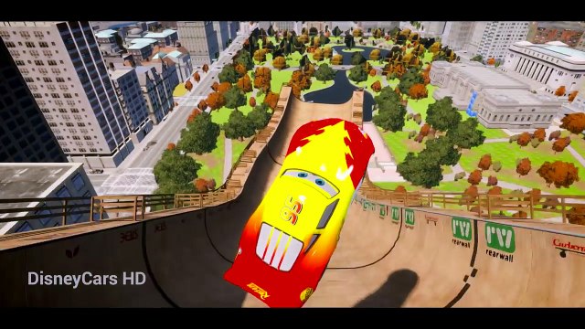 LIGHTNING MCQUEEN CARTOONS! Spiderman & #Disney #Cars Pixar McQueen Flash w/ Nursery Rhymes Songs