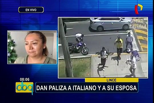 Lince: sujetos dan salvaje golpiza a pareja de italianos