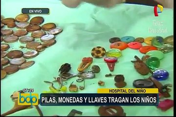 Hospital del Niño: sepa qué hacer si un niño traga un objeto