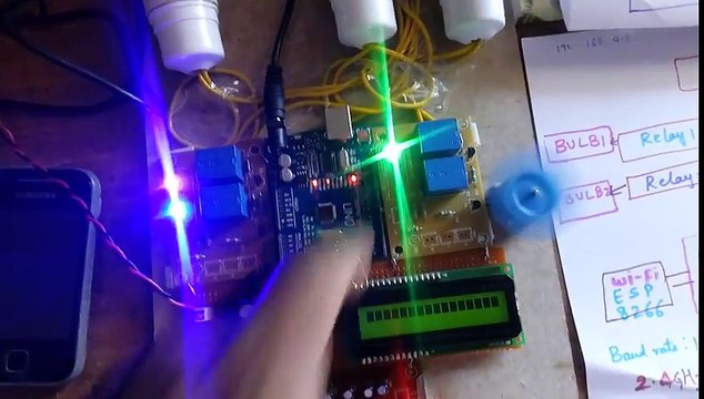 Arduino Based Home Appliance Control Using Android Phone - WiFi ESP8266