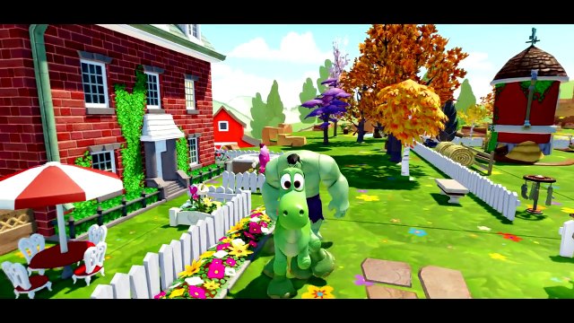 Mickey Mouse having fun with Minnie Mouse and Hulk + Nursery Rhymes for kids