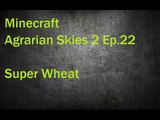Minecraft Agrarian Skies 2 Ep. 22 Super Wheat