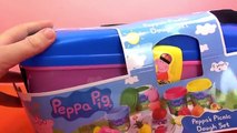 Play doh peppa wutz Knete picknick deutsch - peppa pig picnic basket unboxing