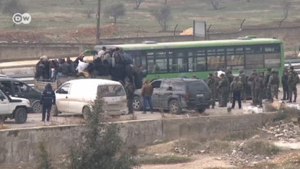 Halep’te tahliyeler durdu