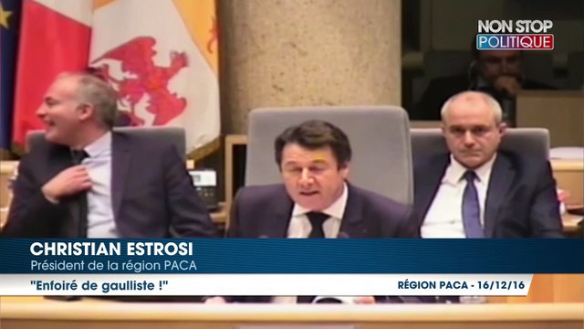 Enfoiré de gaulliste : Christian Estrosi insulté par un élu FN en pleine séance du conseil régional de PACA