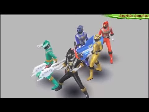 Sieu Nhan Game Play | 5 anh em siêu nhân gao đánh nhau với quái vật mạnh nhất Powe rangers game play