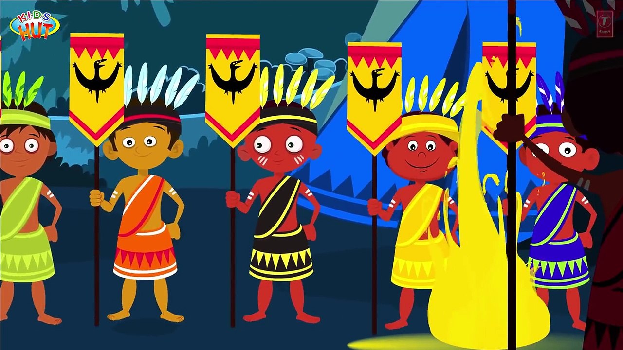 Ten Little Indians Nursery Rhyme with LYRICS | 10 Little Indians