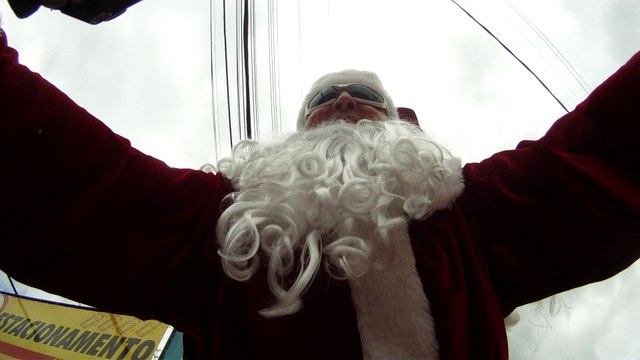 Taubaté, SP, Brasil, Papai Noel biker, Papai Noel Biker, Sexta Biker. Vamos pedalar