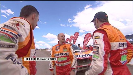 Dakar 2009 : Un rallye cauchemardesque pour Stéphane Peterhansel et Mitsubishi
