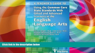 Pre Order A Teacher s Guide to Using the Common Core State Standards with Gifted and Advanced