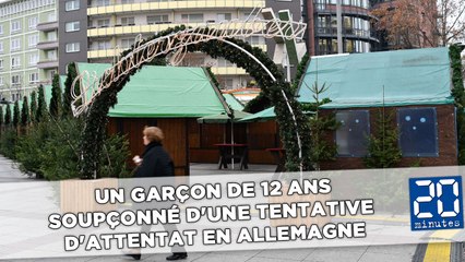 Un garçon de 12 ans soupçonné d'une tentative   d'attentat en Allemagne