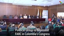 Political Group to Represent FARC in Colombia's Congress