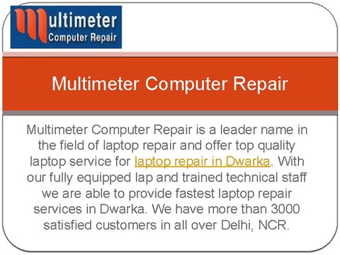 Laptop Repair Dwarka, Laptop Service Center Dwarka