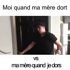 Quand maman dort vs maman quand je dors