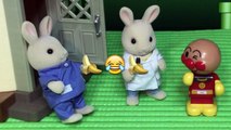 Anpanman Animation Stop Motion With Sylvania Rabbit: Snack Delivery