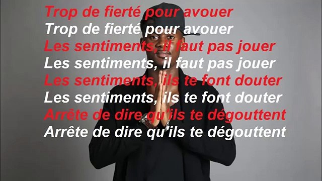 Black M French Kiss (Paroles lyrics)