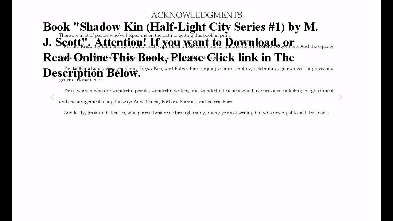 Download Shadow Kin (Half-Light City Series #1) ebook PDF
