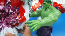 #2 GIANT KINDER SURPRISE EGGS / #HULK Opening Toys Disney Pixar Cars McQueen Disney Princess