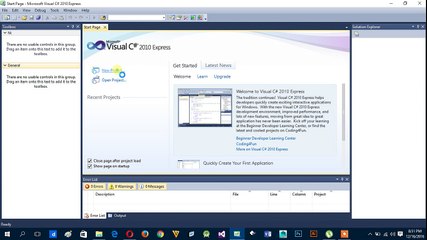 How to create a C# Console application