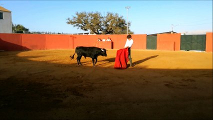 Javier Orozco Tentadero en Ganaderia Los Palacios
