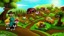 Learn Farm Animals Names and Sounds | With Cartoon characters for kids