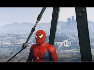 Sieu Nhan Game Play | Mod người nhện lái  máy bay màu hồng | Game GTA 5 #3