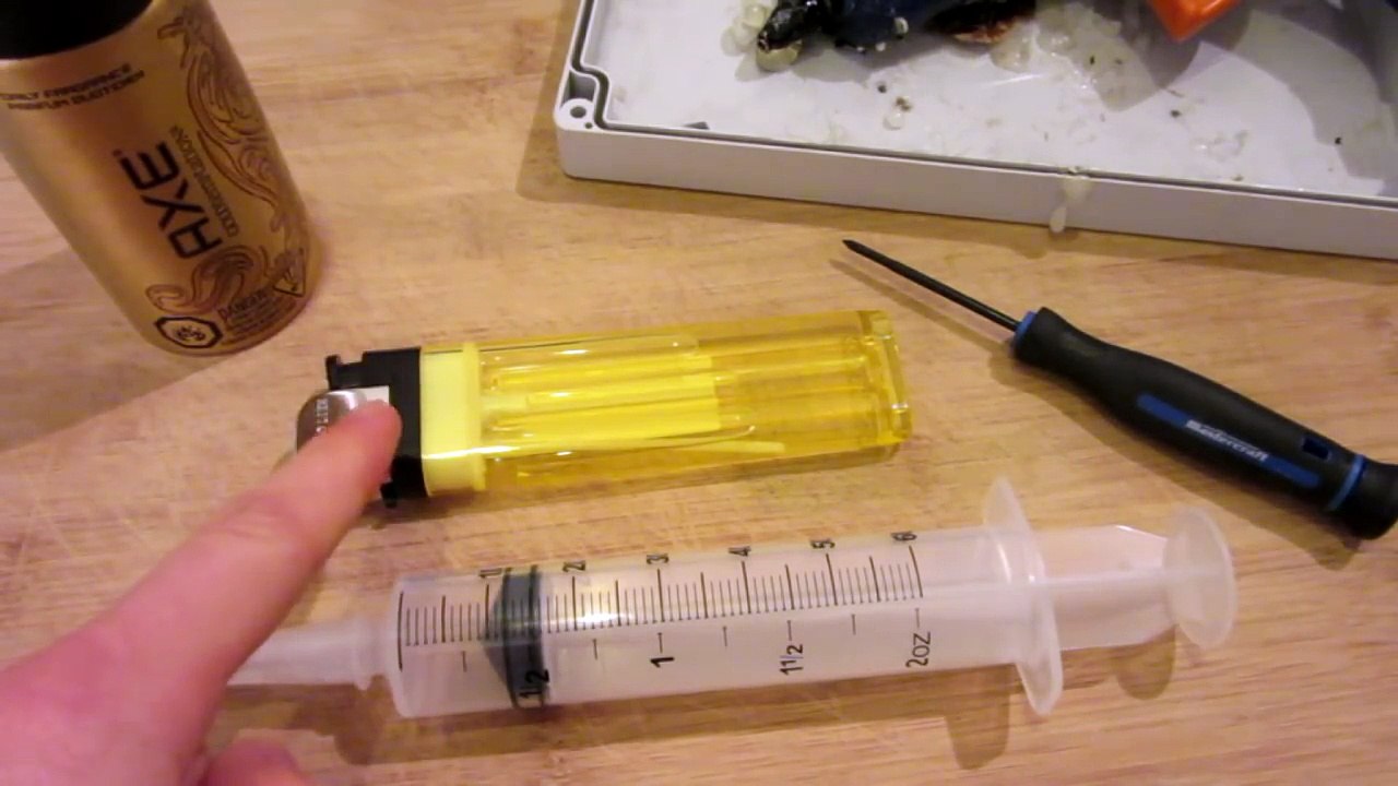 How to Make an XL Lighter Flamethrower