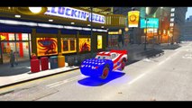 Spiderman Color Lightning McQueen Disney Pixar Cars | Nursery Rhymes Songs