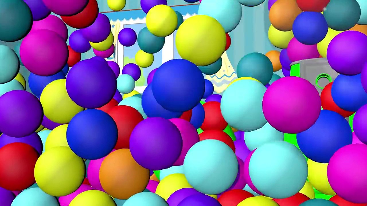 3D Indoor Playground Tunnel for Kids to LEARN COLORS Fun Cool Surprise Eggs Balls Color Balls
