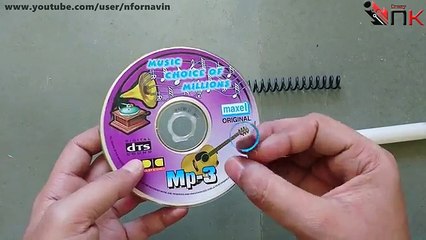 How to Make a Speaker using CD at Home