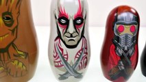 Marvel Nesting Dolls Guardians of the Galaxy Surprise Eggs! Toys Inside by DCTC