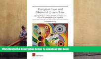 BEST PDF  European Law and National Private Law: Effect of EU Law and European Human Rights Law on