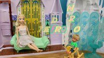 Frozen ELSA TWINS DESTROY Yogurt Shop Baby Dolls Felicia & Alex ❤ Elsa Barbie Parody DisneyCarToys