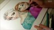 Frozen Speed Drawing - Anna & Elsa from the Disney Frozen Movie