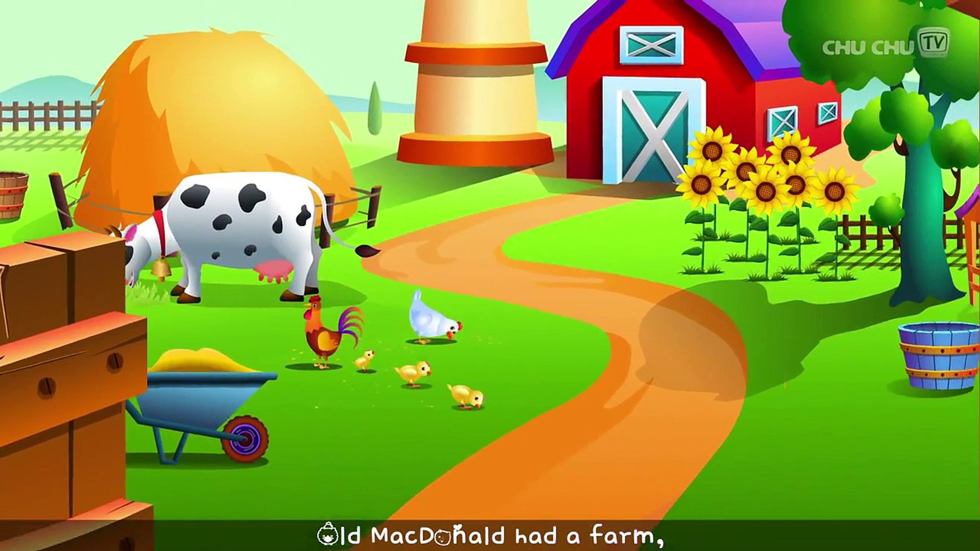Old Macdonald Had A Farm Nursery Rhyme With Lyrics Popular Nursery Rhymes And Songs For Children Dailymotion Video