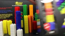 Light Stax Toys with Day and Night Duplo Lego Set Stop Motion Light Show by ToysReviewToys