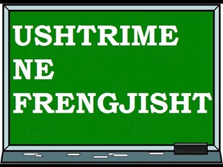 USHTRIME NE FRENGJISHT -  EXERCICE EN FRANÇAIS-  MESIMI 1