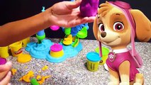 Play Doh Cupcakes Surprise Toys Paw Patrol Skye Teach Toddlers Colors & Counting Numbers