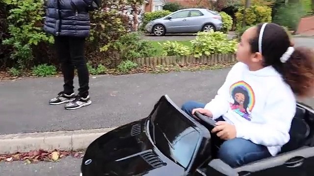 Bad Kids Driving Power Wheels Ride On Car - McDonalds Drive Thru Prank!