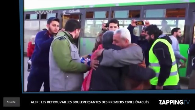 Alep : Les retrouvailles bouleversantes des civils évacués de la ville dévastée par la guerre